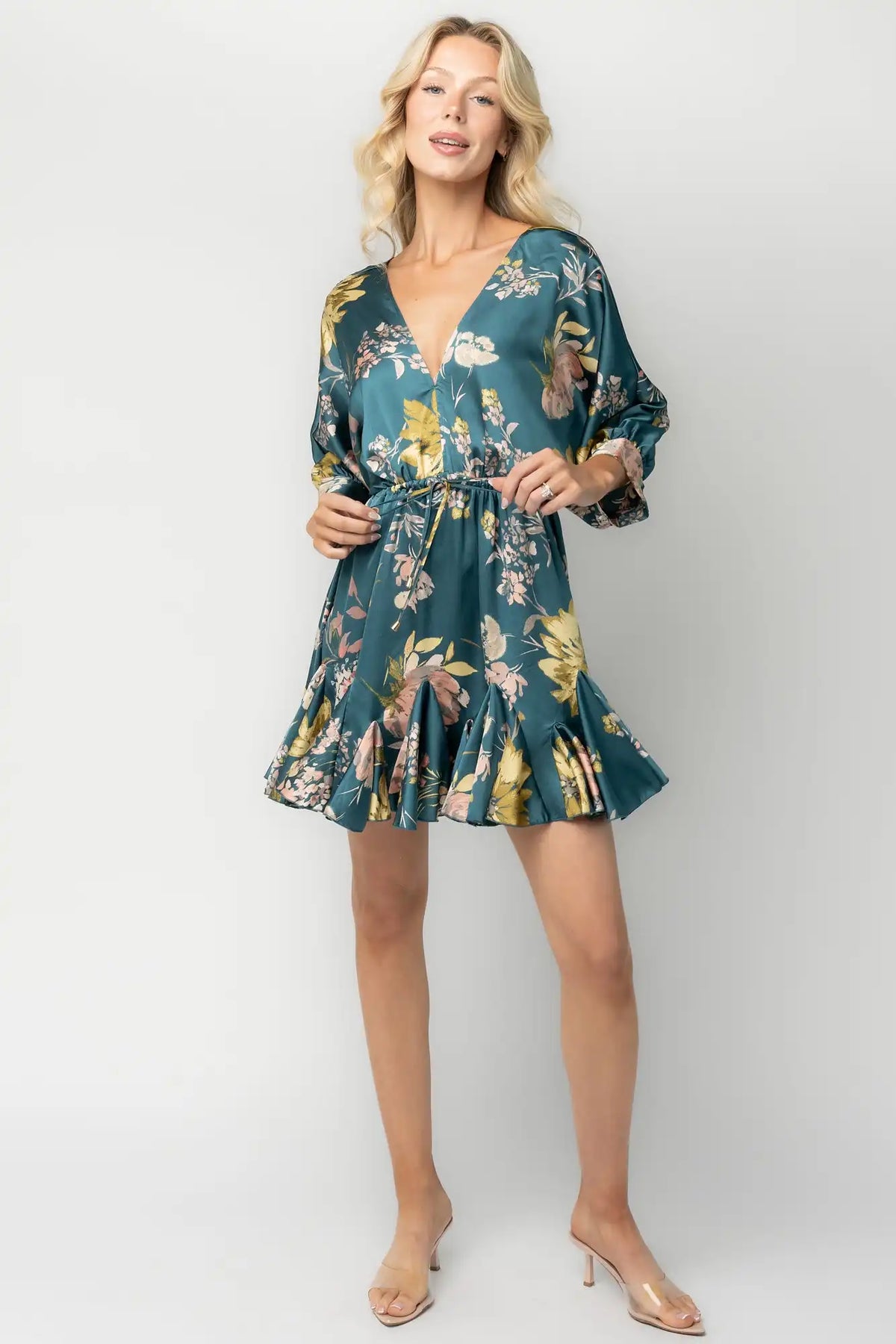 Desiree Satin Short Dress