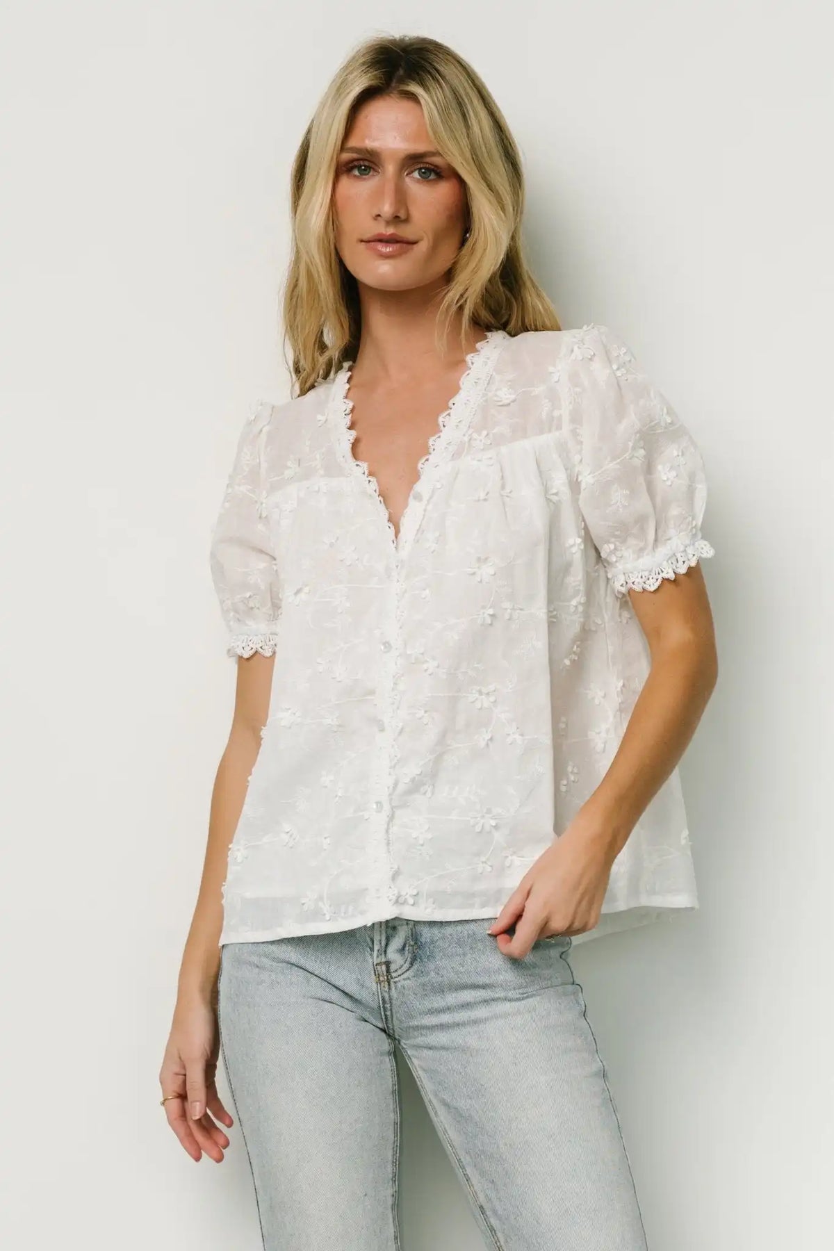 Pauline Embossed Top