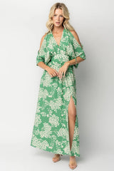 Marzi Open Shoulder Maxi Dress