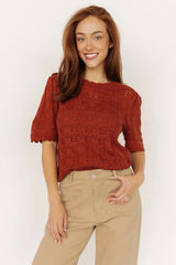 Serenity Knit Sweater Top