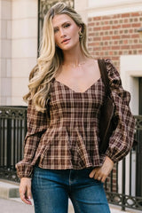Sutton Peplum Top