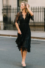 Brittany Lace Midi Dress