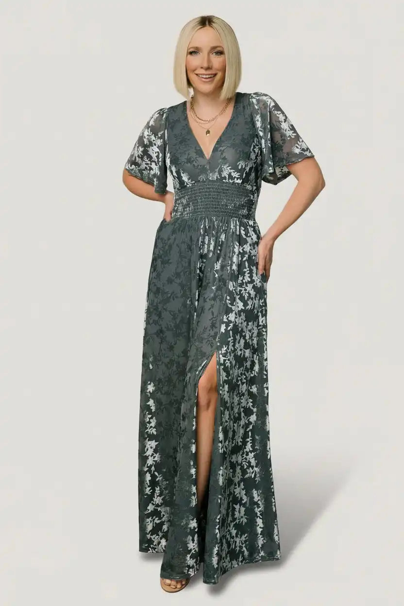 Veronica Velvet Maxi Dress