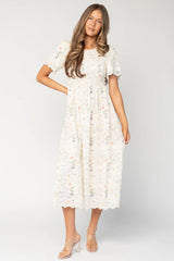 Maribel Lace Midi Dress