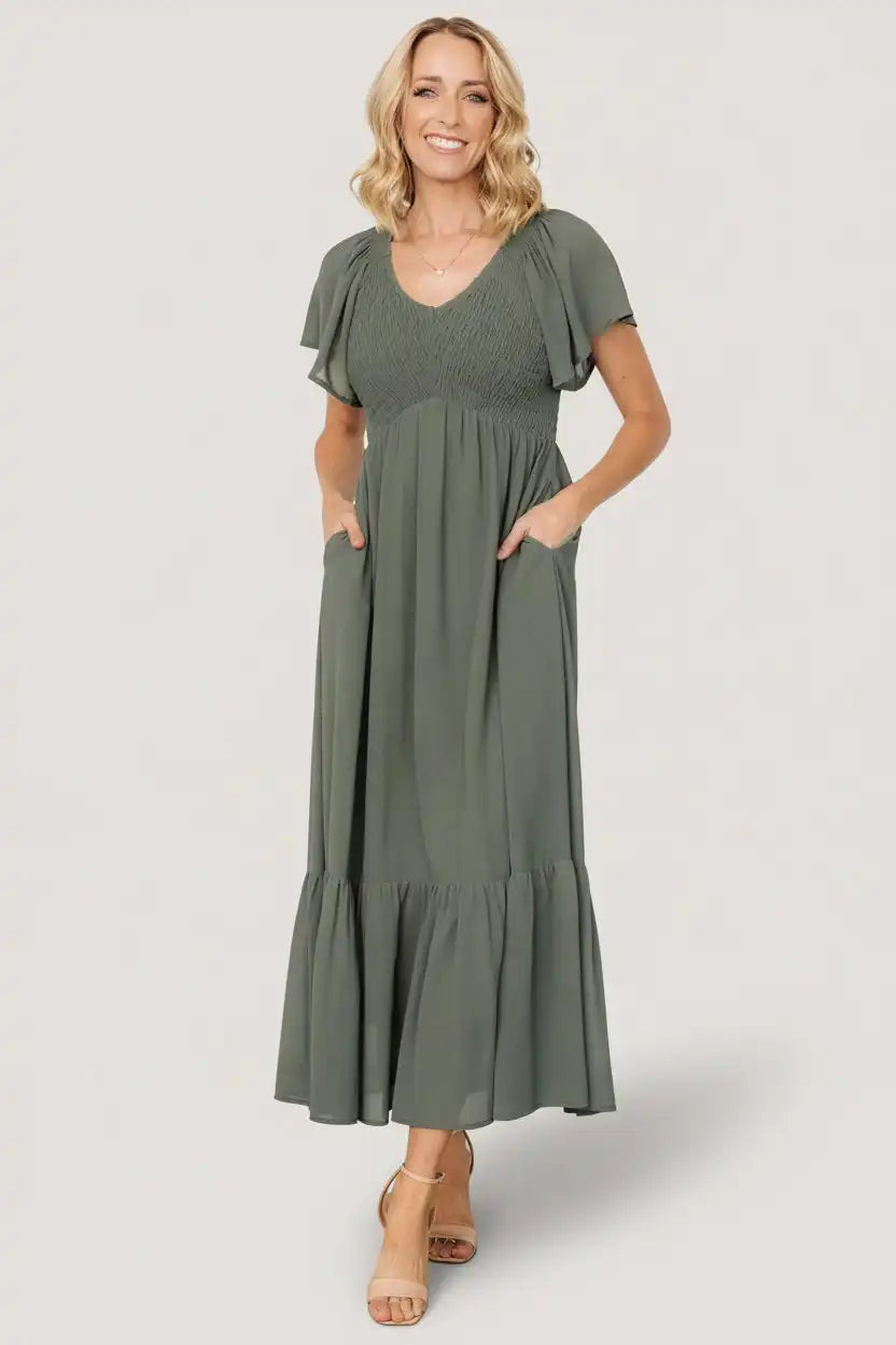 Monica Smocked Dress