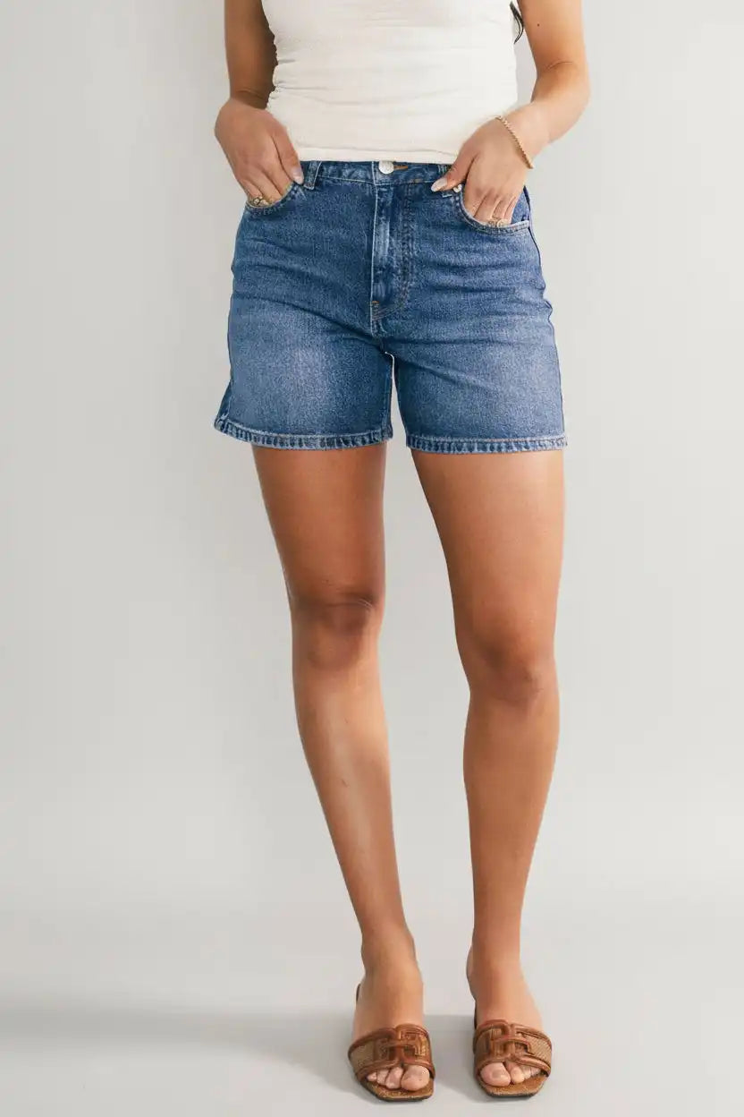 Lennon High Rise Jean Shorts
