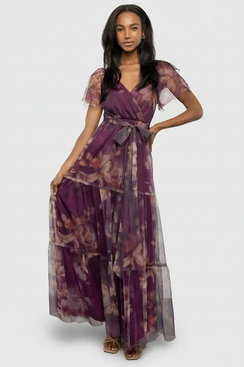 Nicola Tulle Maxi Dress