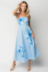 Genesis Strapless Midi Dress