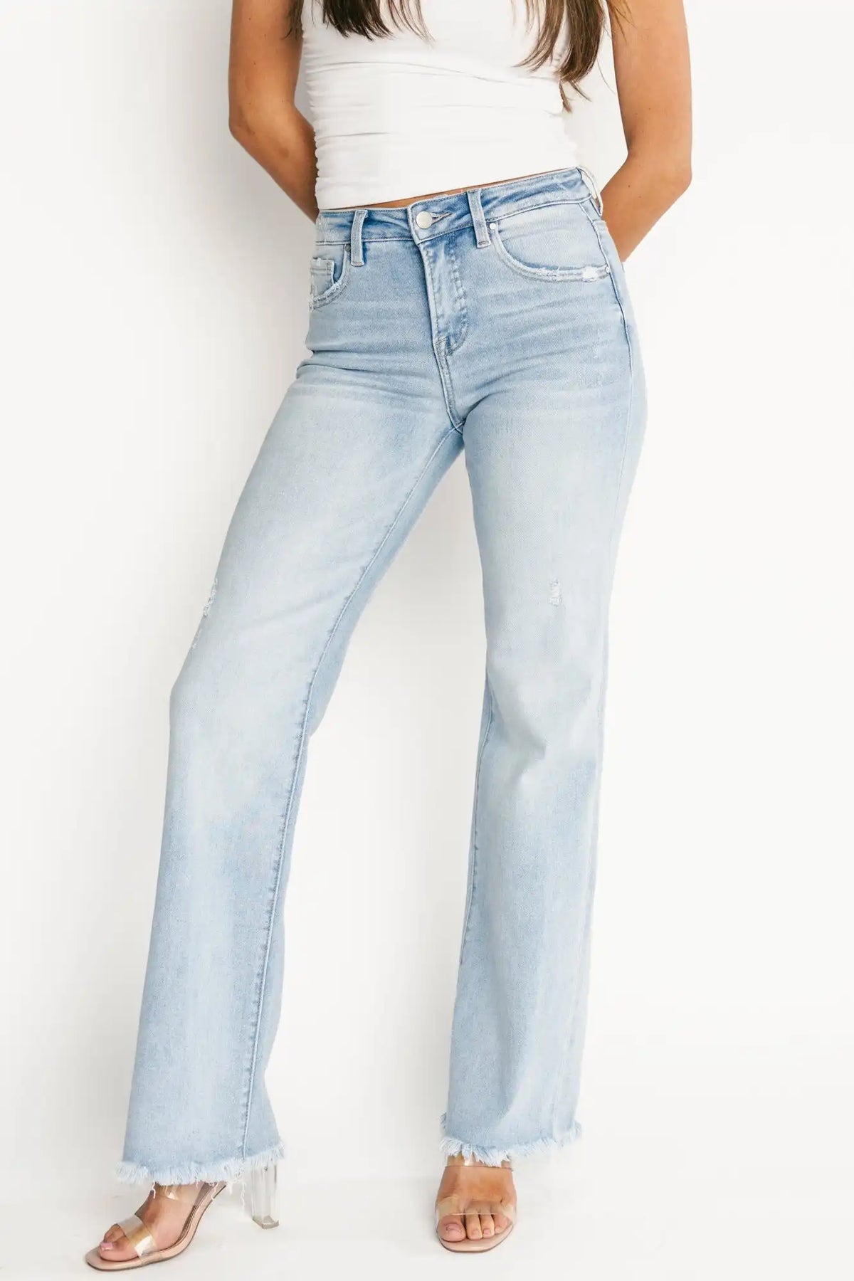 Allure High Rise Straight Jeans