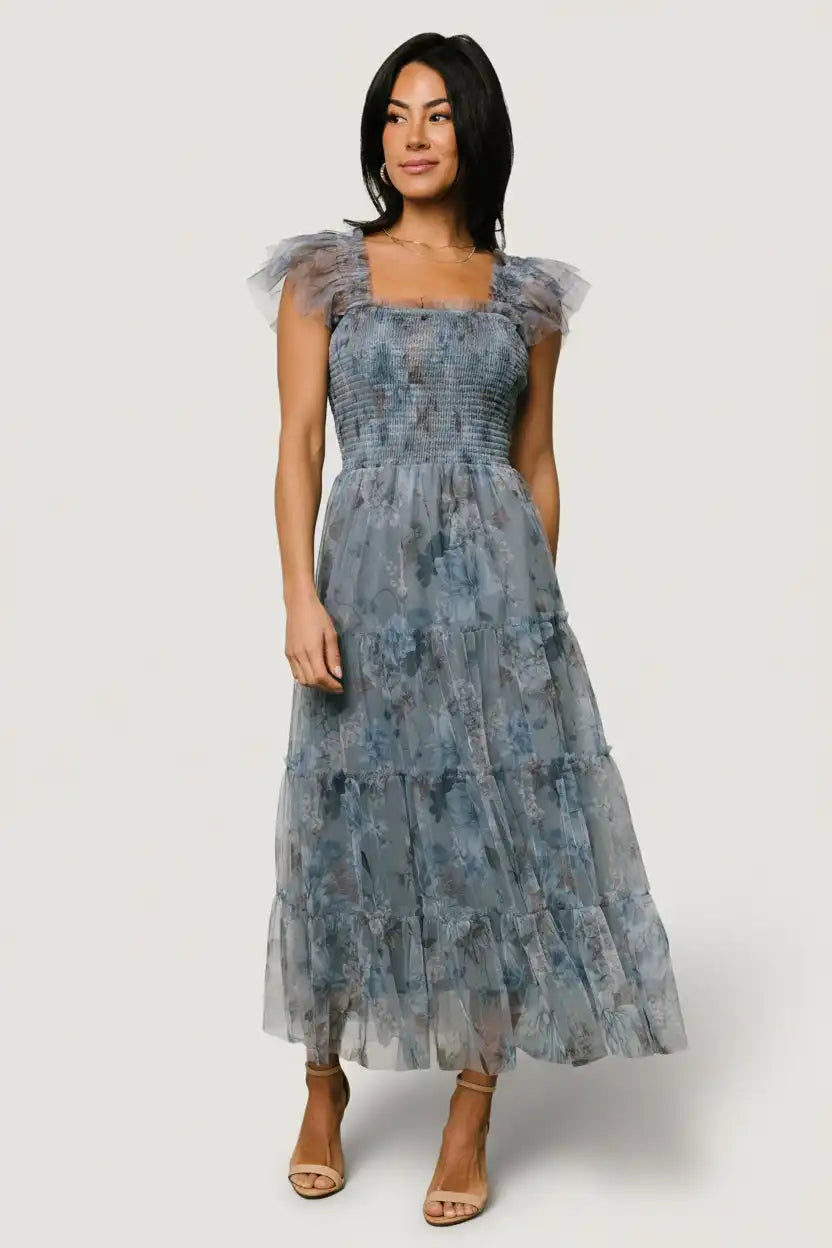 Clementine Tulle Midi Dress