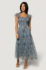 Clementine Tulle Midi Dress