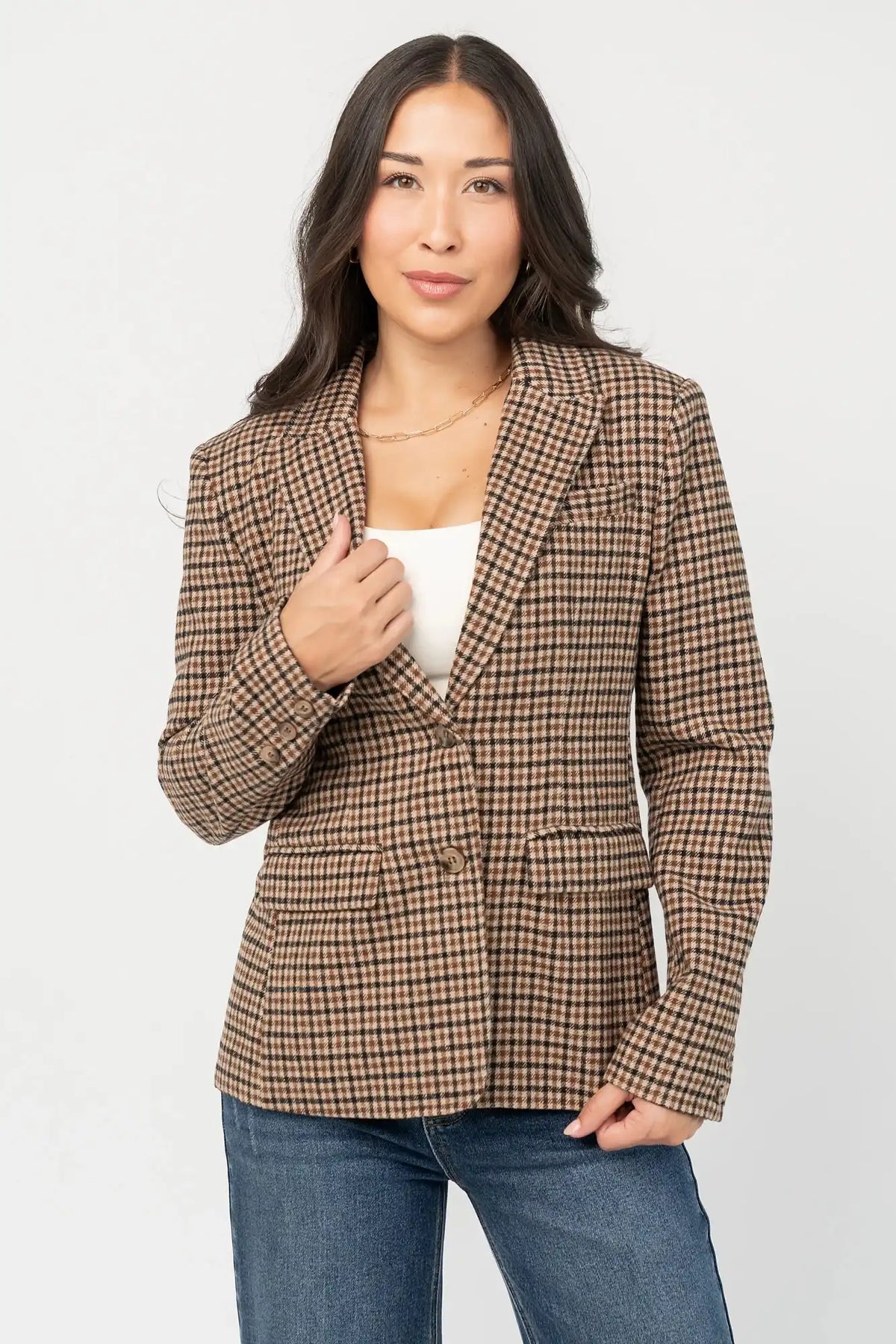 Damien Plaid Blazer