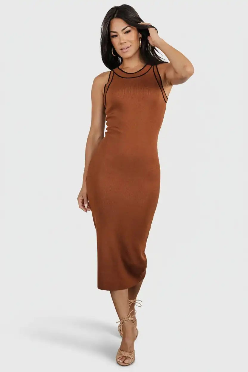 Tove Knit Tank Midi Dress
