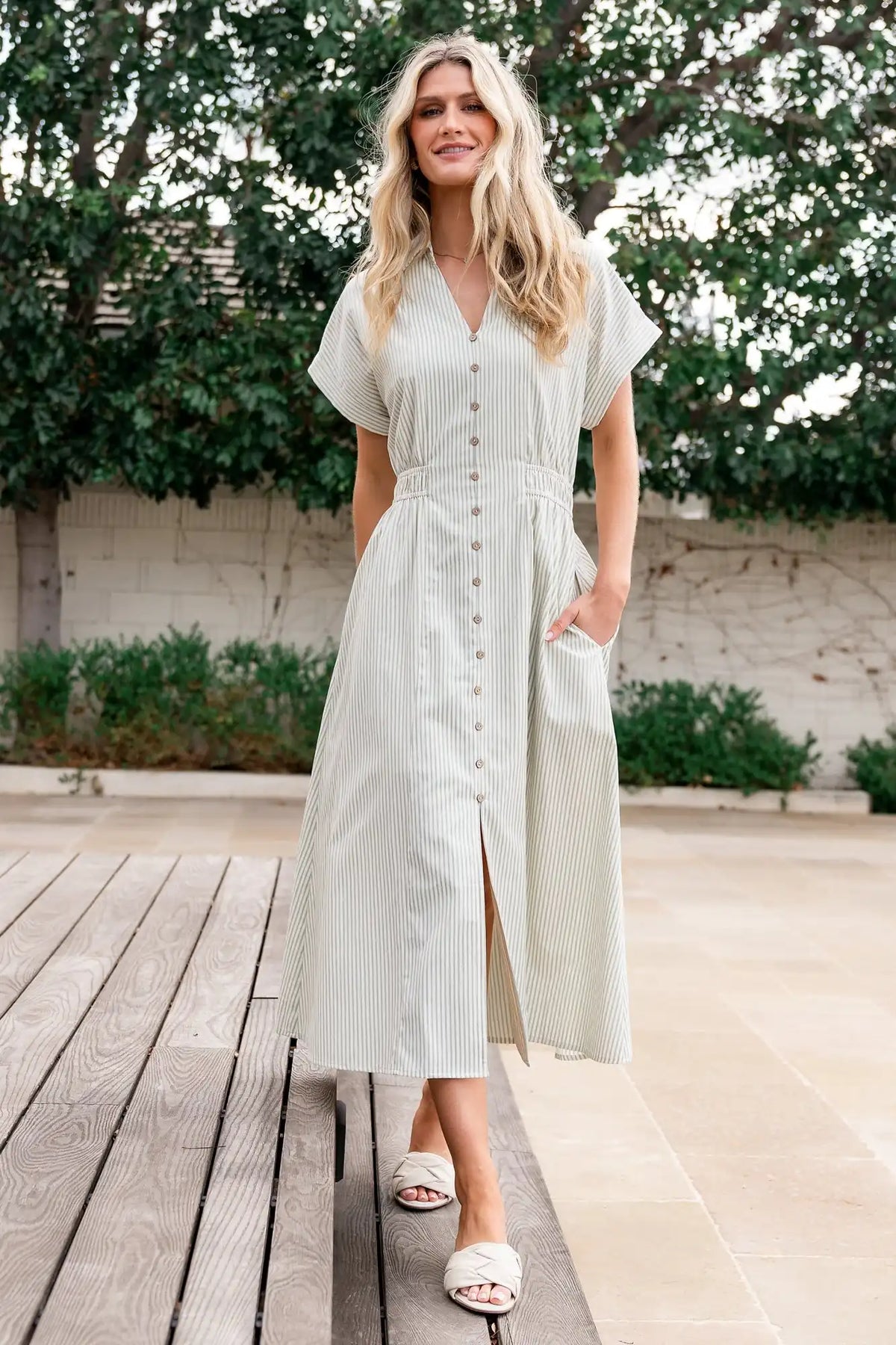 Larah Button Dress