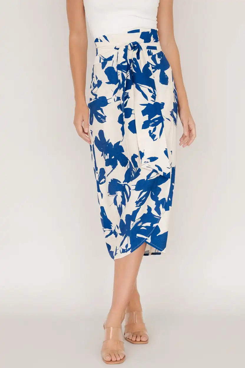 Vista Wrap Midi Skirt