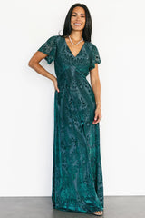 Kimberly Velvet Maxi Dress