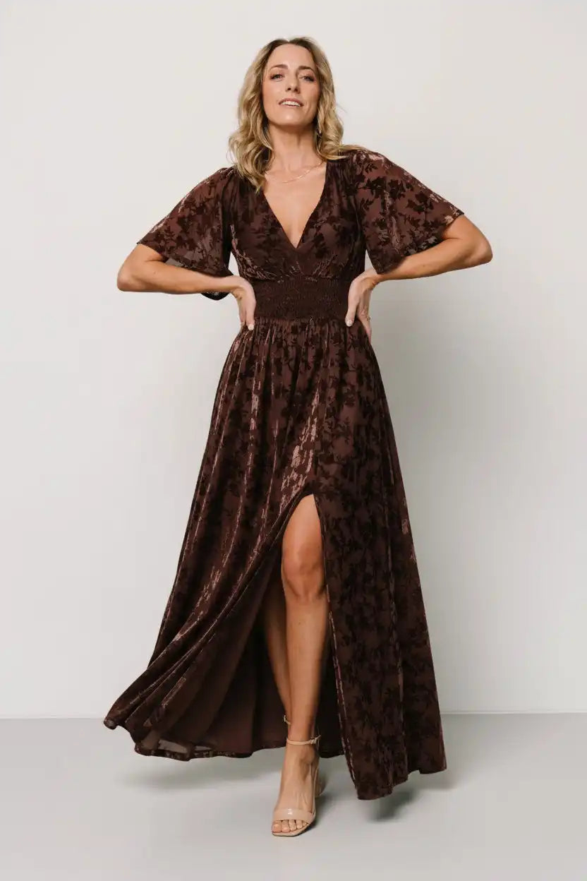 Veronica Velvet Maxi Dress