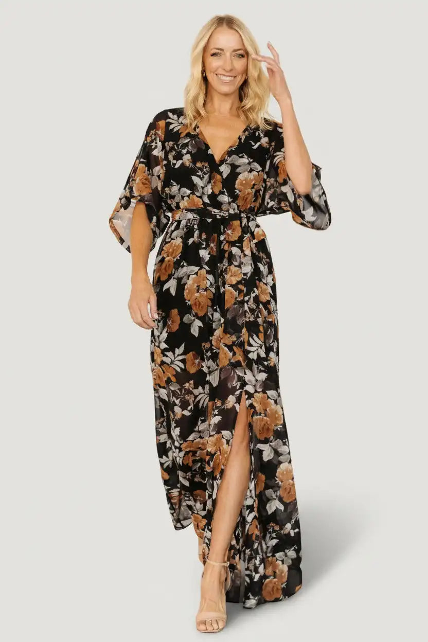 Kia Kimono Maxi Dress
