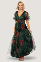 Cressida Tulle Maxi Dress