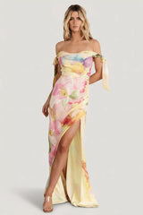 Allegra Off Shoulder Maxi Dress