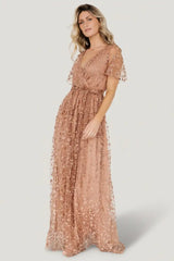 Marseille Embossed Maxi Dress