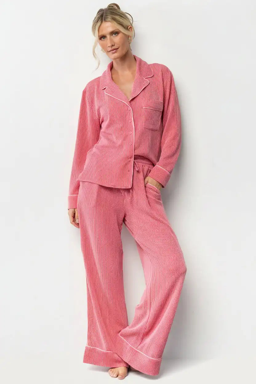 Eloise Ribbed Pajama Set