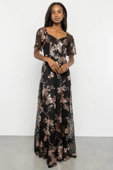 Karina Sequin Maxi Dress