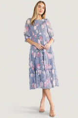 Nellie Smocked Midi Dress
