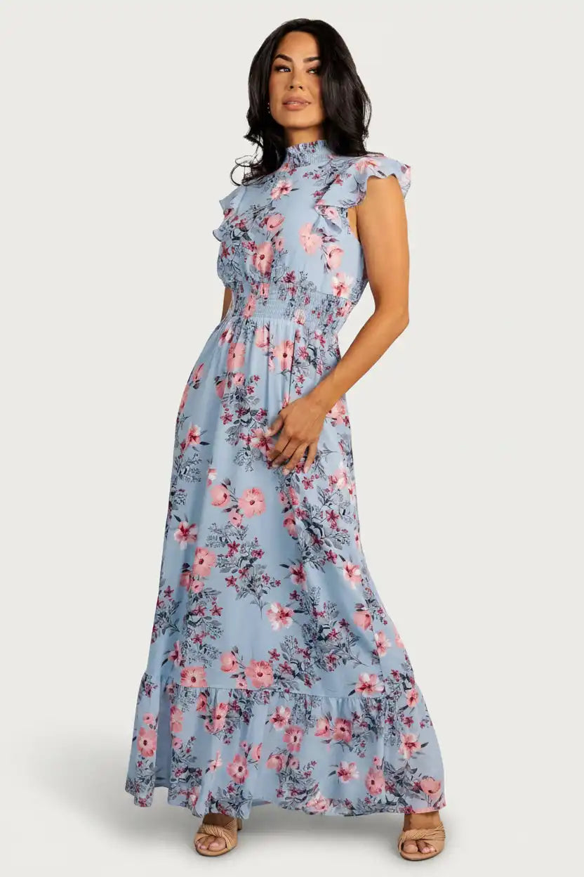 Kearny Ruffle Maxi Dress