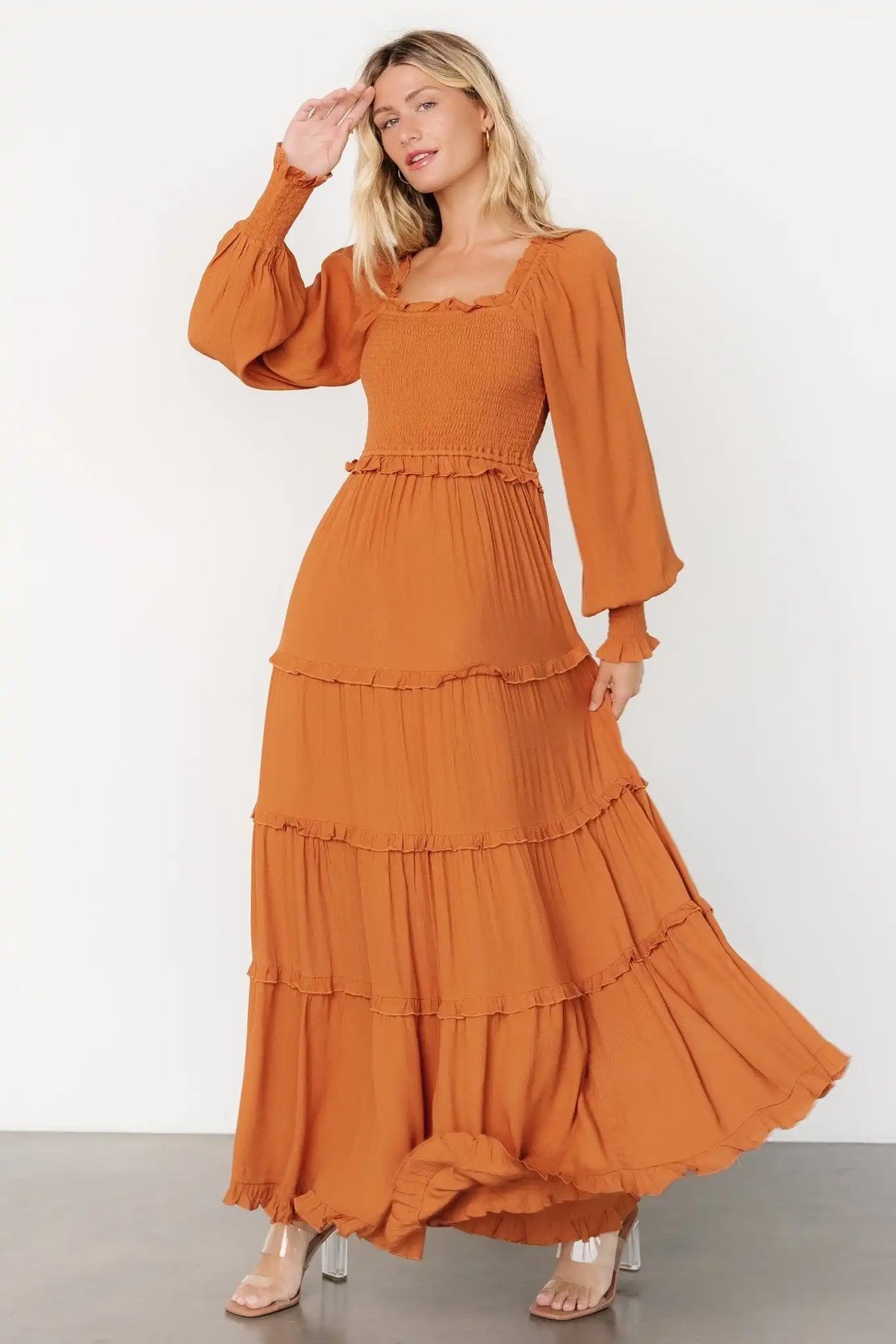 Lana Smocked Maxi Dress