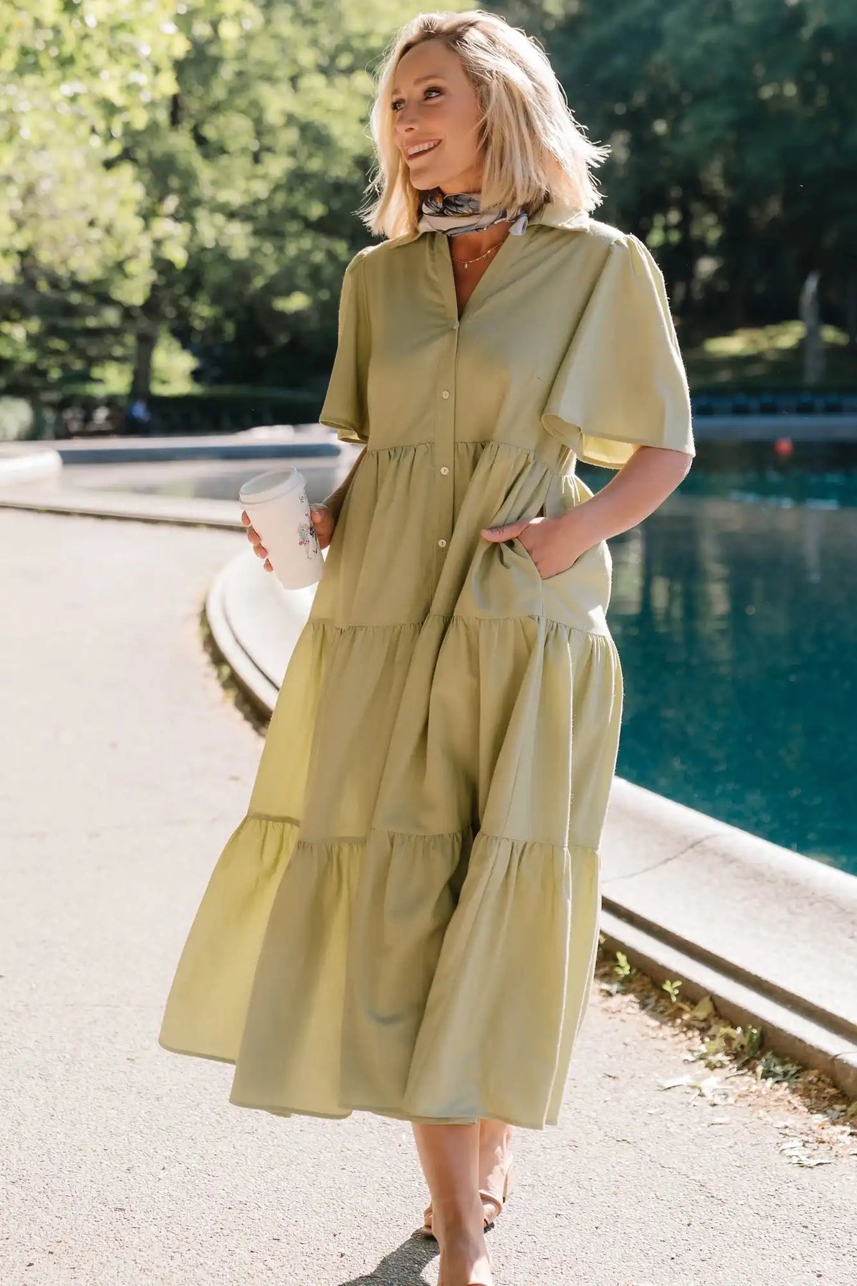 Westbury Tiered Midi Dress