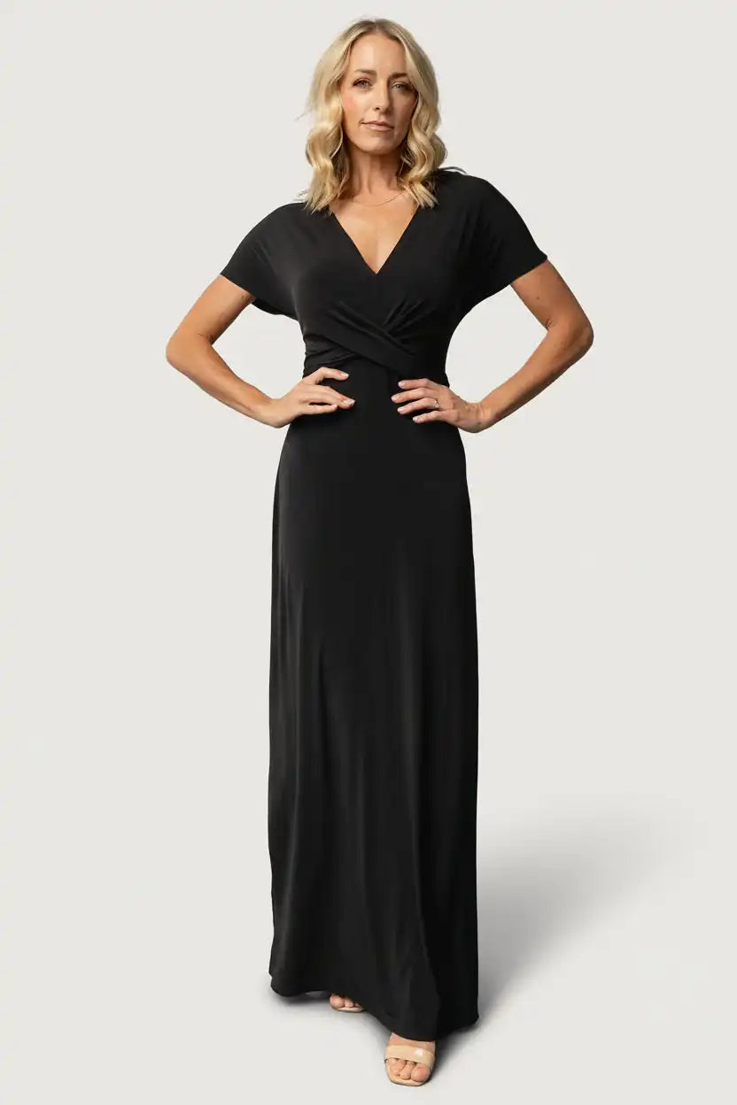 Annaeli Cross Front Maxi Dress
