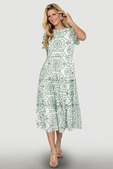 Mirabel Eyelet Midi Dress