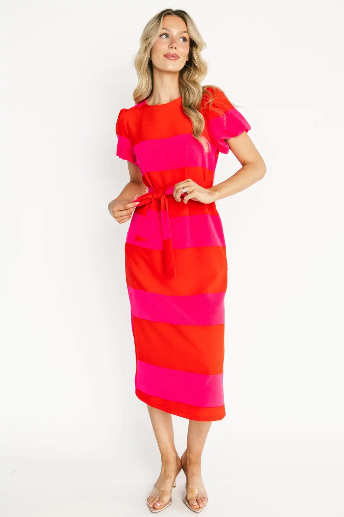 Andi Striped Midi Dress