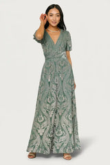 Leslie Velvet Maxi Dress