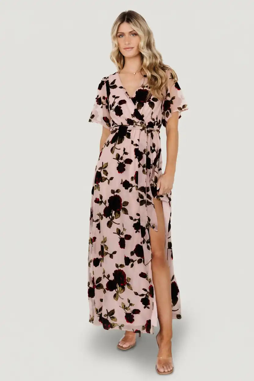 Parisian Velvet Maxi Dress