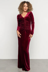 Kourtney Velvet Maxi Dress