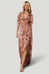 Veronica Velvet Maxi Dress