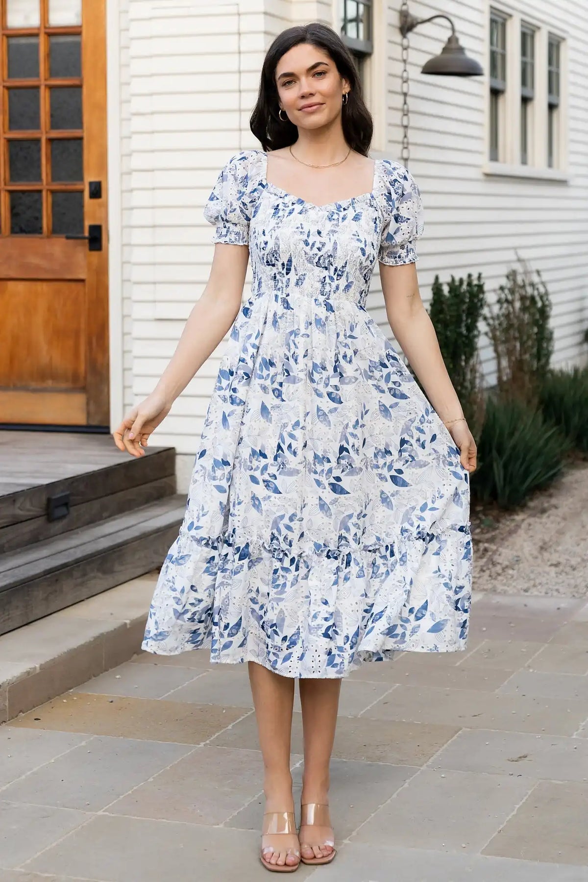Piper Eyelet Midi Dress