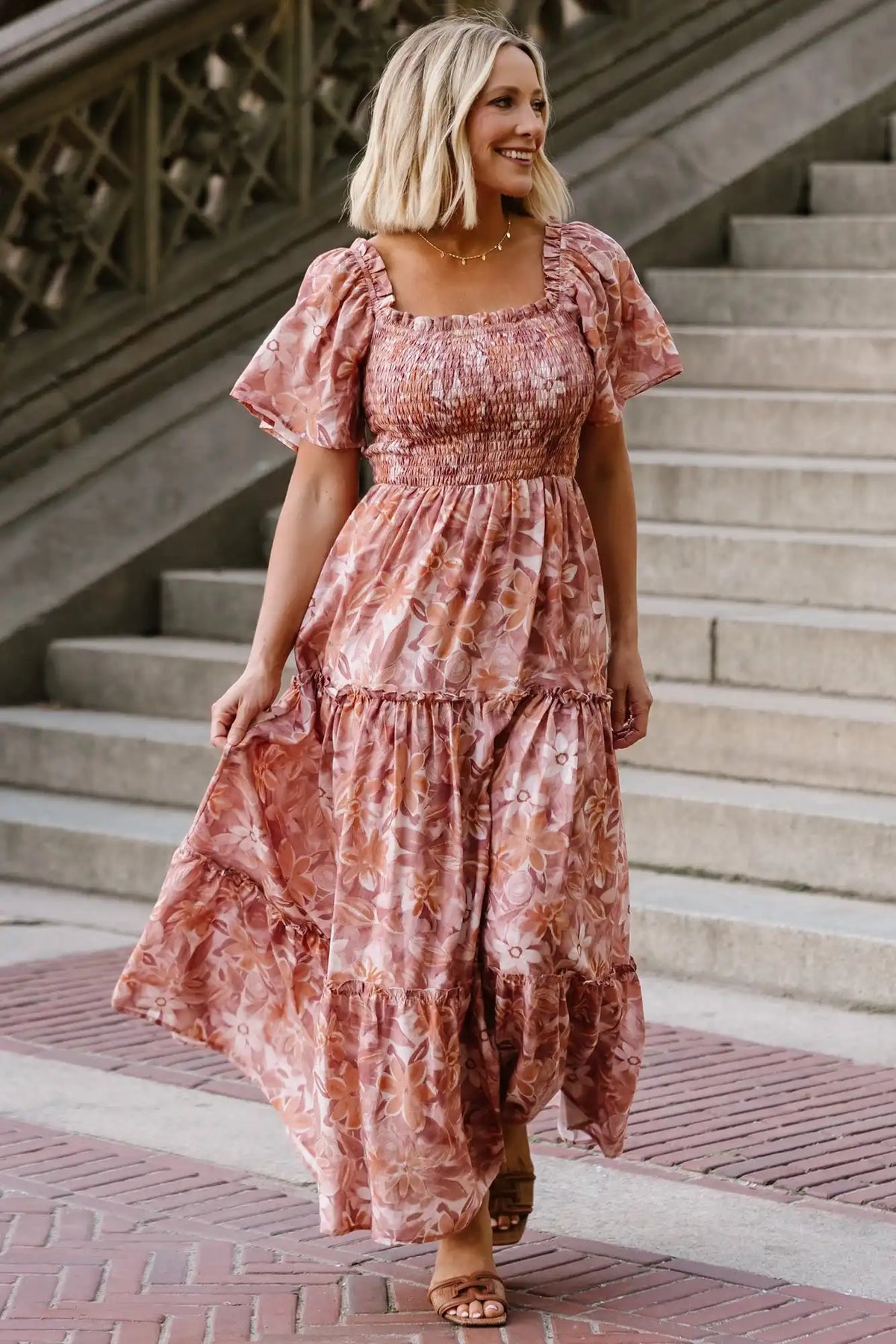 Southampton Smocked Maxi Dress