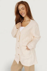 Alberta Cable Knit Cardigan