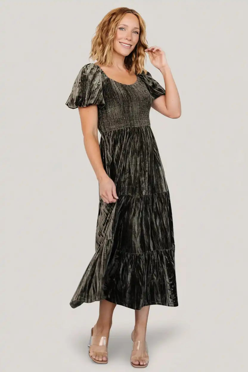Colleen Velvet Maxi Dress
