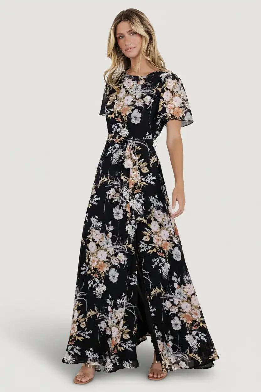 Naomi Short Sleeve Maxi Dress