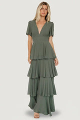Montaigne Ruffle Maxi Dress