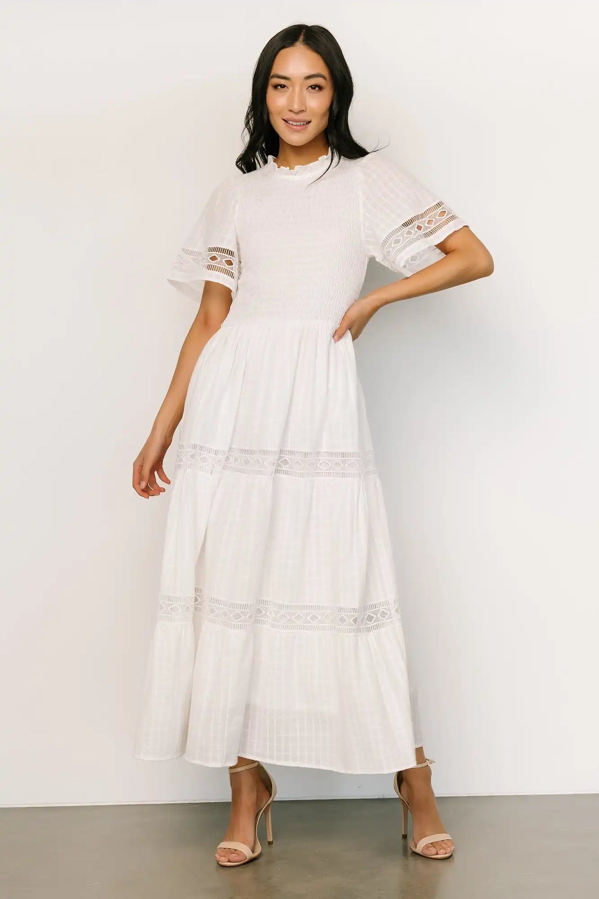 Loveland Geo Lace Maxi Dress