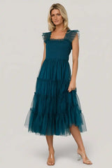 Emma Smocked Tulle Dress
