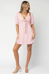 Ginger Tie Short Dress