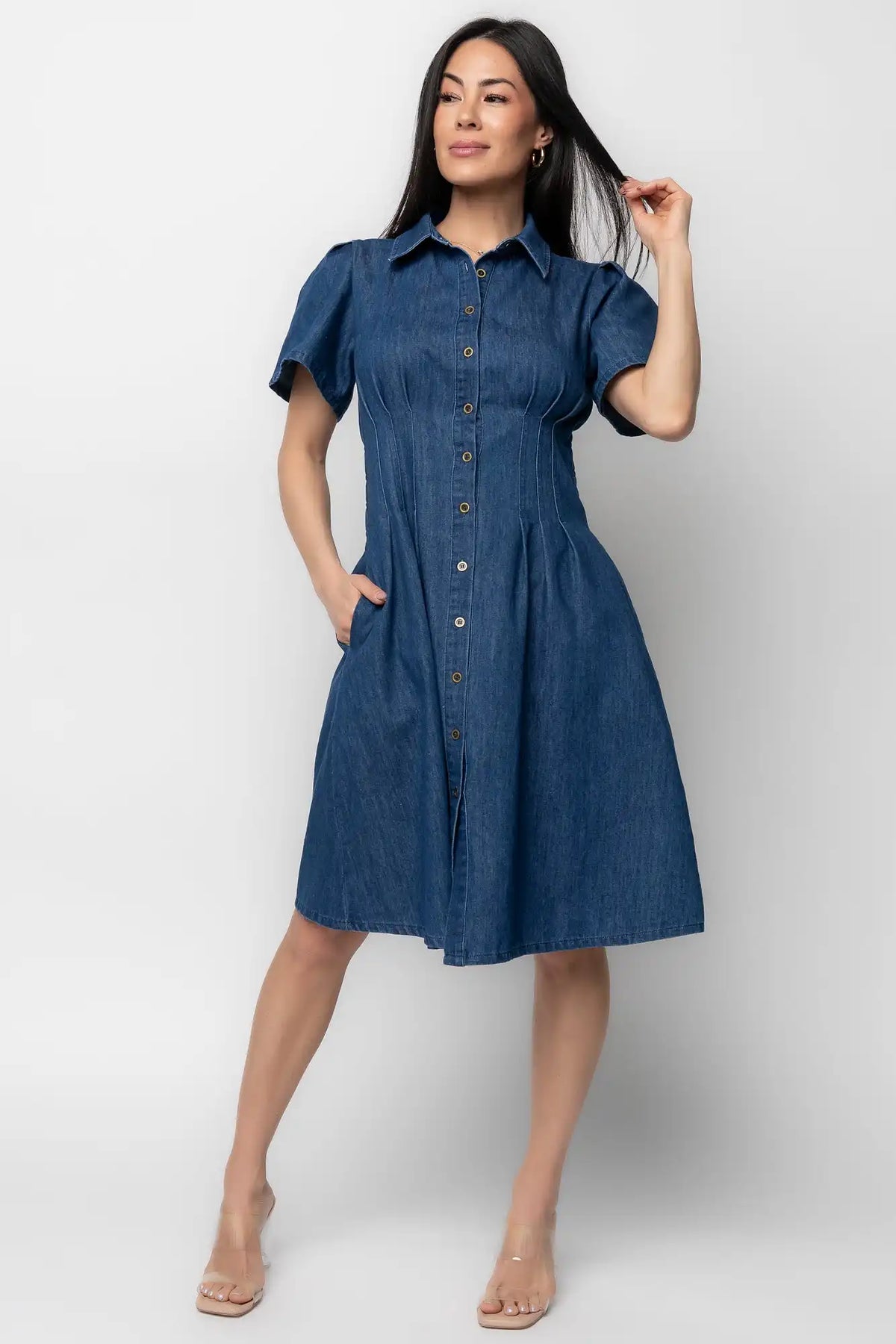 Coco Denim Short Dress