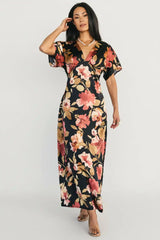 Milana Satin Maxi Dress