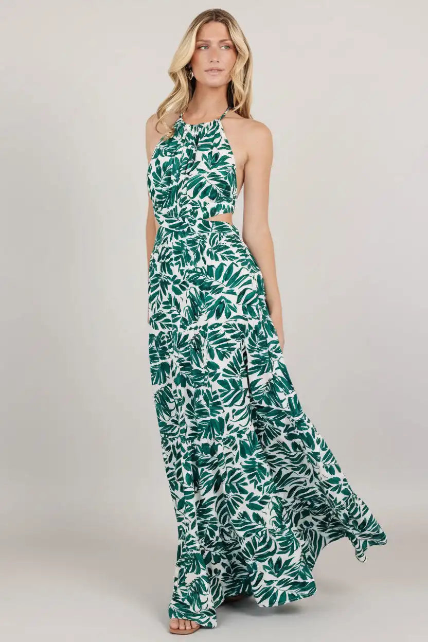 Brett Halter Maxi Dress